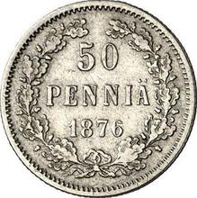 50 Penniä 1876  S 