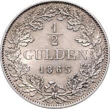1/2 Gulden 1865   