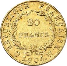 20 francos 1806 U  