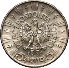 5 Zlotych 1935    "Józef Piłsudski"