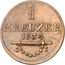 1 Kreuzer 1834   
