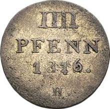 4 Pfennige 1816 H  