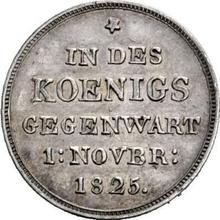 10 Gulden 1825  W  "Der Besuch der Königin in der Münze"