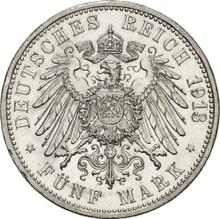 5 marcos 1913 G   "Baden"