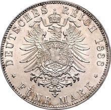 5 марок 1888 J   "Гамбург"