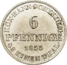 6 Pfennige 1855  B 