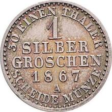 1 Silber Groschen 1867 A  