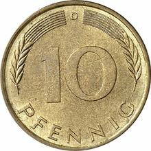 10 Pfennig 1971 D  