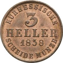 3 геллера 1858   