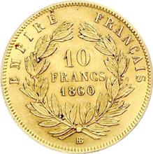 10 francos 1860 BB  