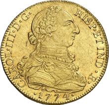 8 escudos 1774 NR VJ 
