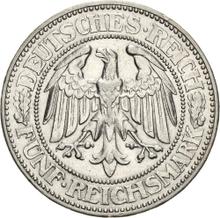 5 Reichsmarks 1927 G   "Roble"