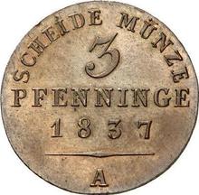 3 Pfennige 1837 A  