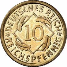 10 Reichspfennig 1926 G  