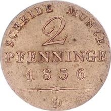 2 Pfennige 1836 D  