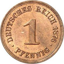 1 Pfennig 1876 B  