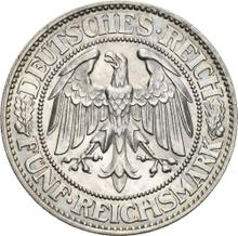 5 reichsmark 1927 F   "Dąb"