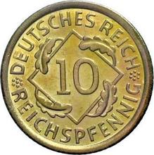 10 Reichspfennigs 1936 D  