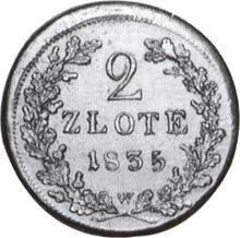 2 Zlote 1835 W   "Krakau" (Phantasie)
