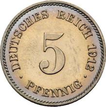 5 Pfennig 1912 J  