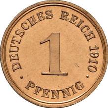 1 Pfennig 1910 G  