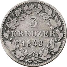 3 Kreuzer 1842   