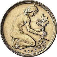 50 Pfennig 1949 D   "Bank deutscher Länder"