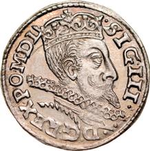 Трояк (3 гроша) 1601  F  "Всховский монетный двор"