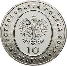 10 złotych 2005 MW  EO "500 Rocznica urodzin Mikołaja Reja"