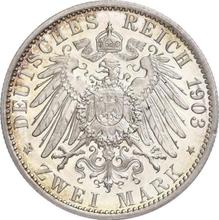 2 marcos 1903 A   "Sajonia-Weimar-Eisenach"