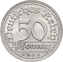 50 пфеннигов 1919 G  