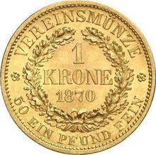 1 corona 1870  B 