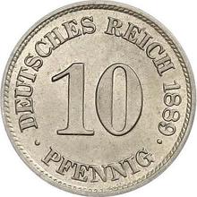 10 Pfennige 1889 E  