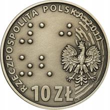 10 Zlotych 2011 MW   "100 years of Blind Society for the Protection"
