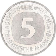 5 марок 1990 J  