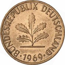 1 Pfennig 1969 F  