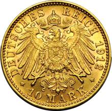 10 марок 1912 J   "Гамбург"