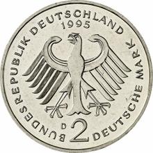2 marki 1995 D   "Ludwig Erhard"