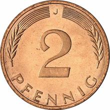 2 Pfennig 1976 J  