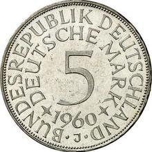 5 марок 1960 J  