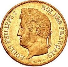 40 francos 1833 A  