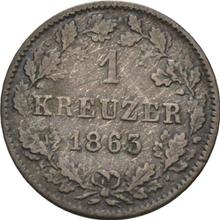 1 Kreuzer 1863   