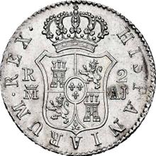 2 reales 1832 M AJ 