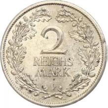 2 Reichsmarks 1931 F  