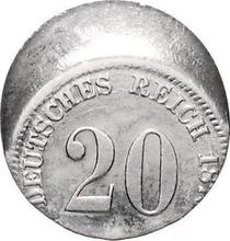 20 пфеннигов 1873-1877   