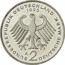 2 марки 1995 A   "Франц Йозеф Штраус"