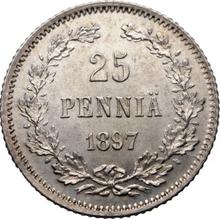 25 Penniä 1897  L 