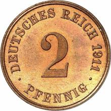 2 Pfennig 1911 J  