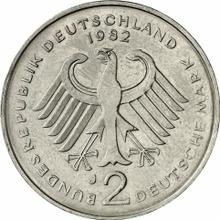 2 марки 1982 J   "Курт Шумахер"
