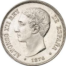 5 Pesetas 1876  DEM 